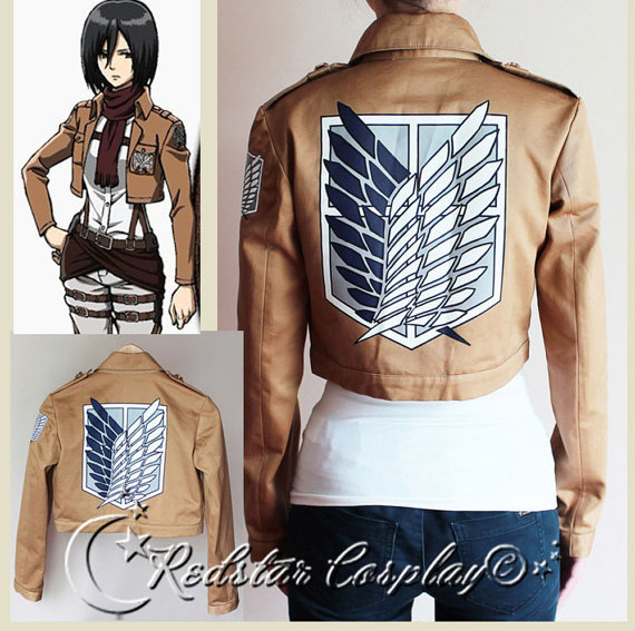 alijniaal:  -New Attack on Titan Shingeki no Kyojin Recon Corps / Army Coat / Top
