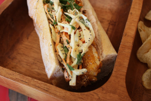 alloftheveganfood:  Vegan Po Boy Round Up Fried Pickle Po Boys with Crunchy Slaw & Creamy Chipotle Sauce Oyster Mushroom Po Boys Sweet Potato Po Boy with Creamy Coleslaw Oyster Mushroom Po Boy Grilled Buffalo Tofu Po Boy with Apple Slaw Eggplant Po