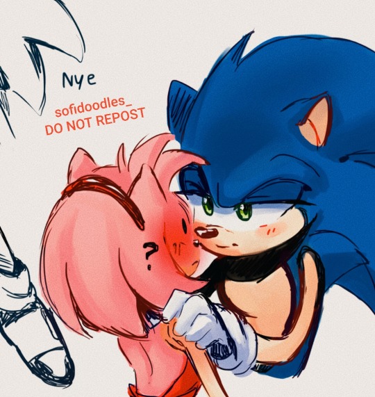 Kiss? [By Steffybs] : r/SonAmy