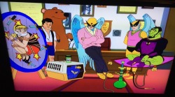 shanedog09:  So I’m watching Harvey Birdman, after work, and I see this girl tied up and having knives thrown at her. iamapaperuniverse, this seems like something that could be fun! I’ll just have to get better at throwing knives, or you’ll just