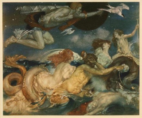 heaveninawildflower:‘The Heroes: or Greek Fairy Tales for my Children’ by Charles Kingsley.Illustrat