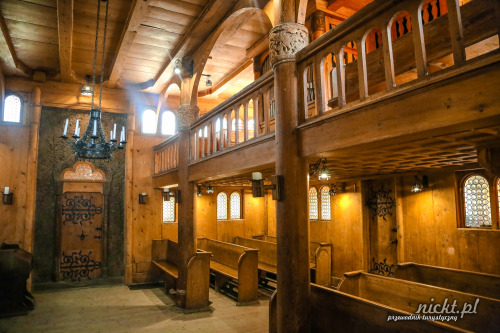 lamus-dworski: Vang stave church in Karpacz, Poland. Images © nickt.pl. The church is a four-po