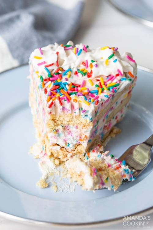 Funfetti Icebox Cake