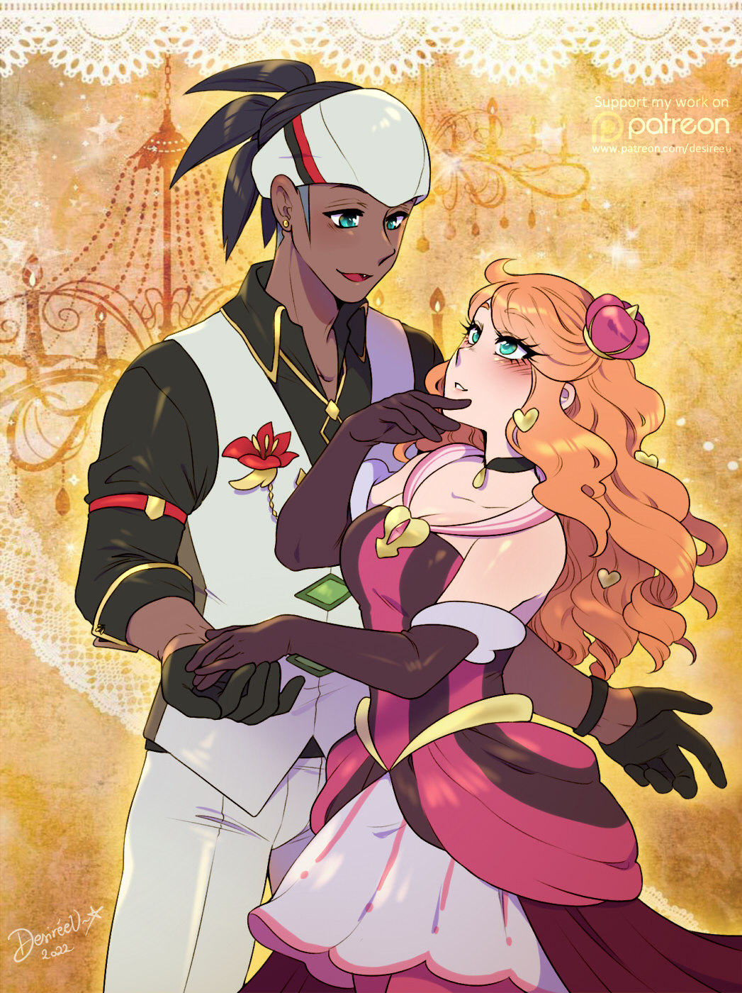 heyyyy, haven’t posted in a hot second, but a new alt for Sonia leaked from Pokemon Masters so here I am, sobbing over my (now equally fancy) ship 😭