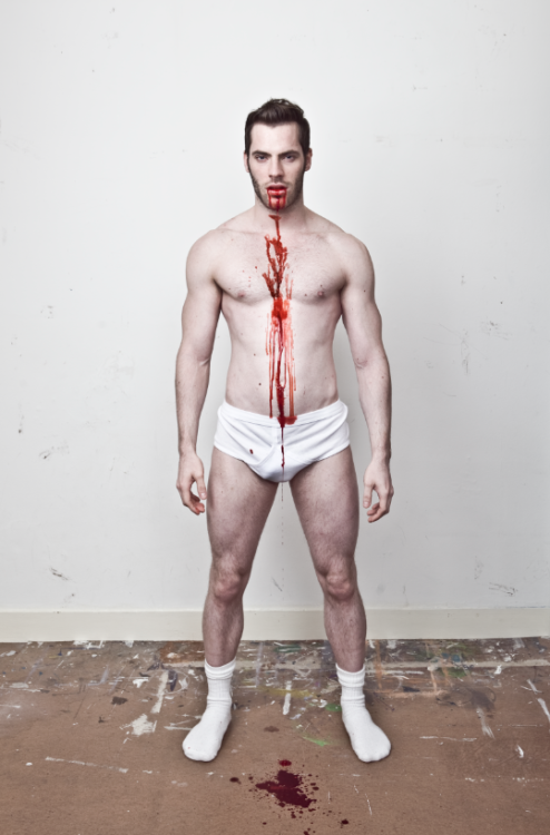 XXX This Alpha wanted to scare his fag for Halloween, photo