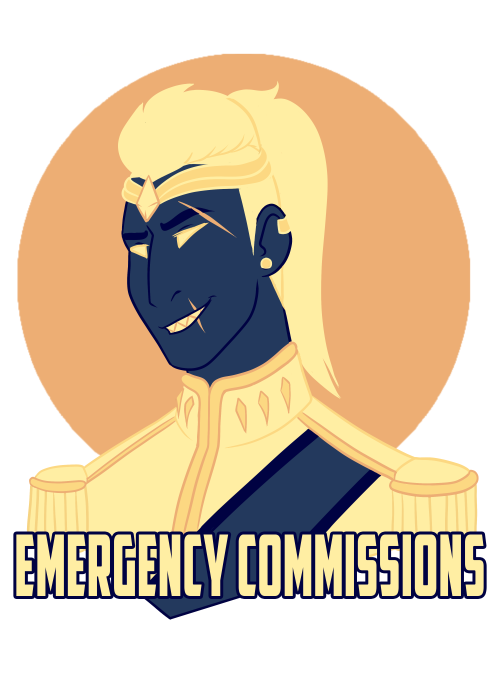 flamingink:  EMERGENCY COMMISSIONS OPEN So I’m in a bit of a bind financially, I’m broke and my phone is about to be cut off. I am without a stable income for the moment, so Emergency commissions are now open! Guidelines: All of these will be done