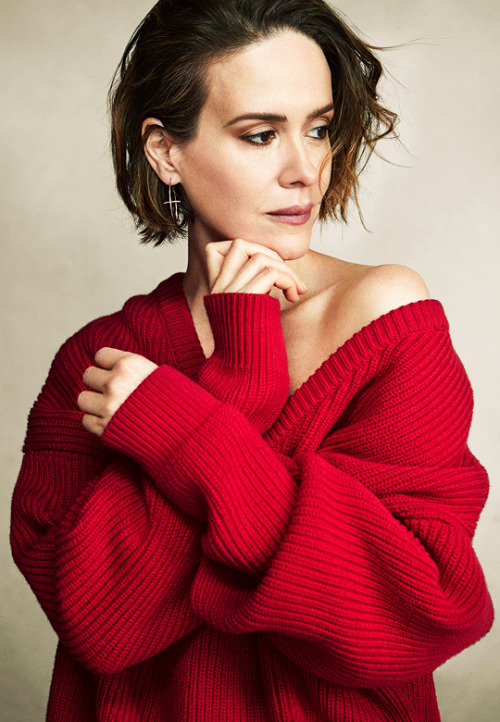 dakjohnsons:Sarah Paulson photographed by Victor Demarchelier for The Edit, December 2017.