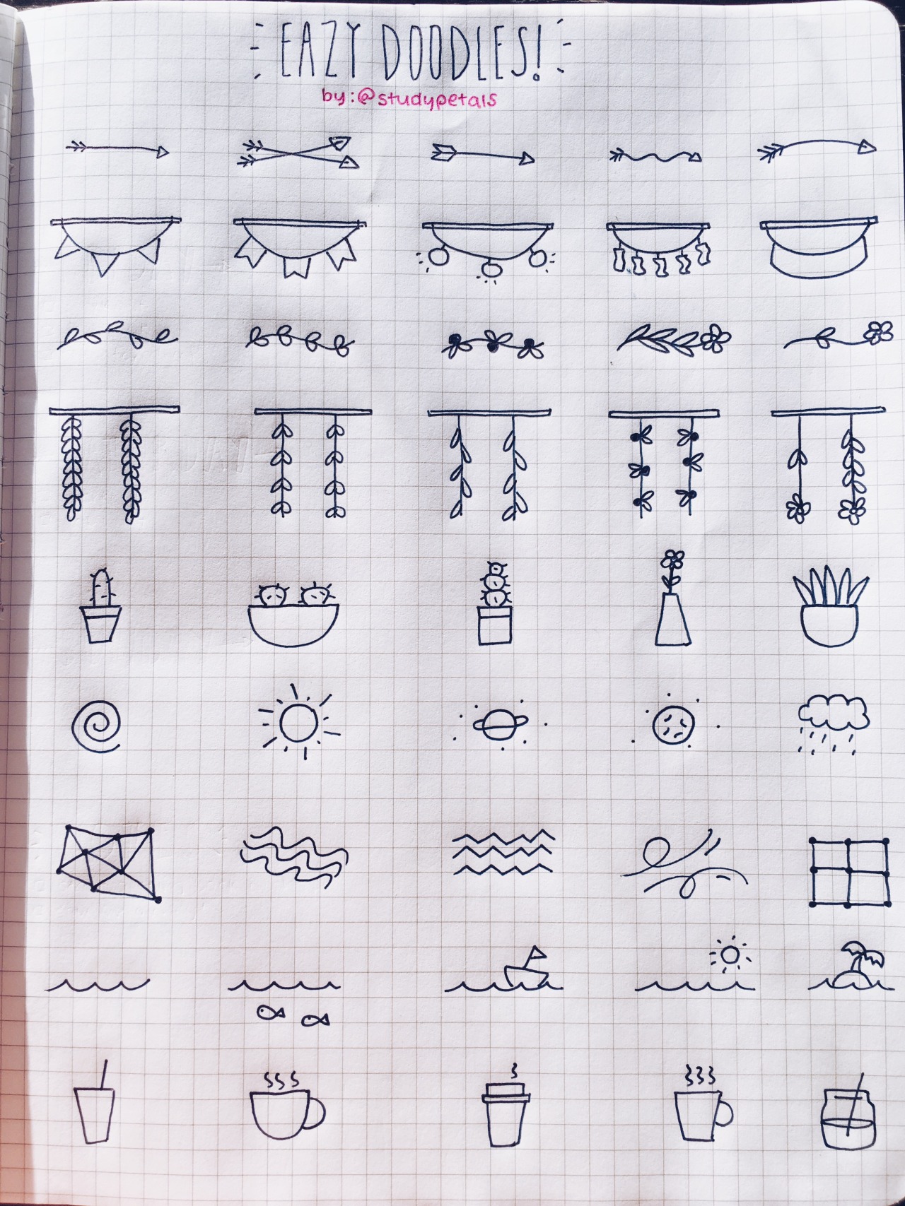 Bullet journal inspiration — studypetals: 8.8.16+7:38pm // 102/100 days  of...