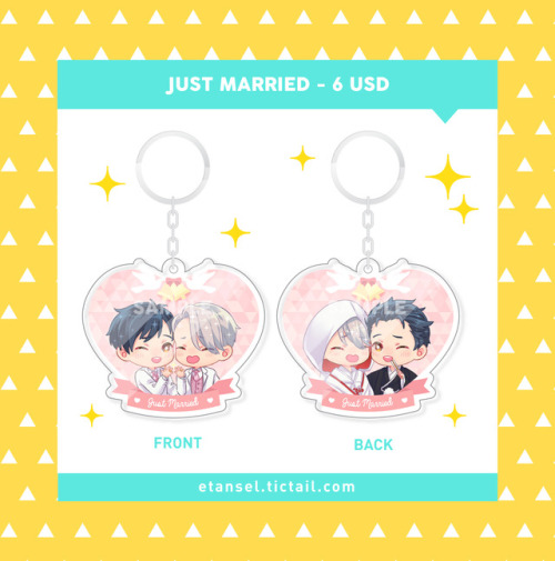 My store is open again! Added some leftover stuff including the Otabek + Yurio rope charm  INTL. htt