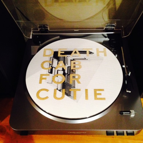 DEATH CAB for CUTIE record player slipmat