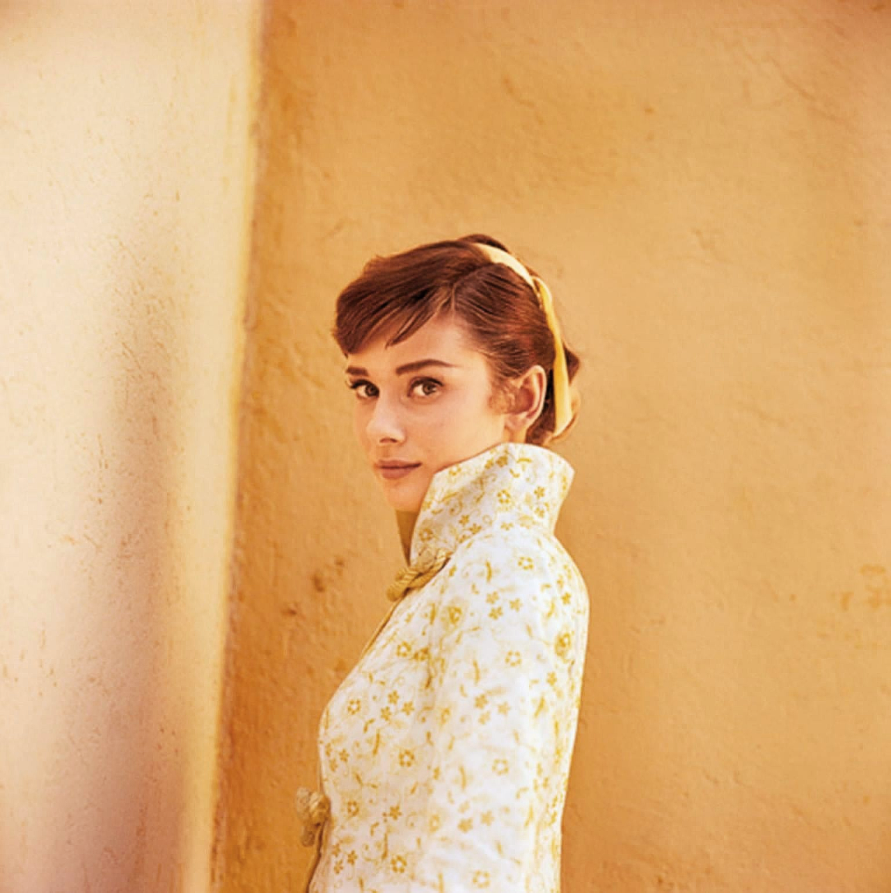 Audrey Hepburn, 1955. Milton Greene. Pigment print. She is best known for her roles in films such as Roman Holiday (1953),...