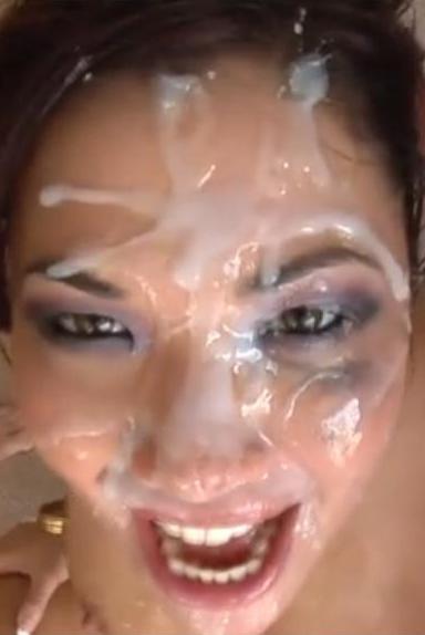 There aren’t many sights in the world more beautiful than a happy London Keyes with her face covered in cum!  I think in the video she actually takes like two more loads after this.  She’s wondrous.