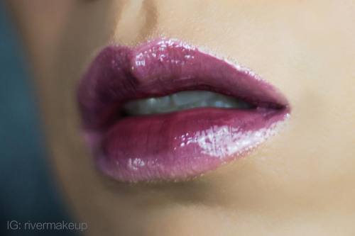 My Makeup/Photo Created using M.A.C lipsticks in Favourite Fad and Seen Around Town, topped with Eig