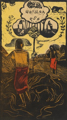 Magictransistor:  Paul Gauguin, The Noa Noa Suite (Fragrant Scents), Woodcuts, C.