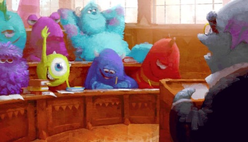 fancysomedisneymagic:Monsters University is around the corner! How about some concept art to celebra