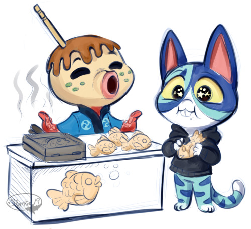 sharkie-19:Some more animal crossing doodles.  I was not expecting to like Bella so much, but she really cracks me up.   And Moe is officially my favorite villager. 