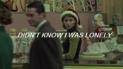 cinema-rose:  FILM: Carol (2015) SONG: I