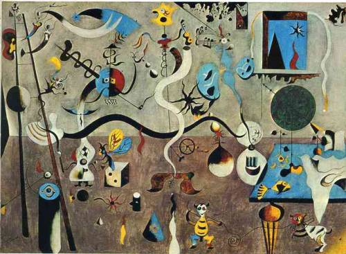 artist-miro: Harlequin’s Carnival, 1925, Joan MiroMedium: oil,canvas