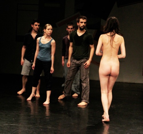 Viktória Dányi nude on stage. BLOOM! Dance Collective.