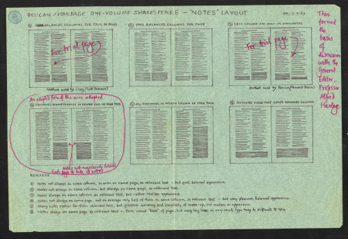 Typography TuesdayHans Schmoller: 100 yearsThe Complete Pelican Shakespeare, 1968.This April marked 