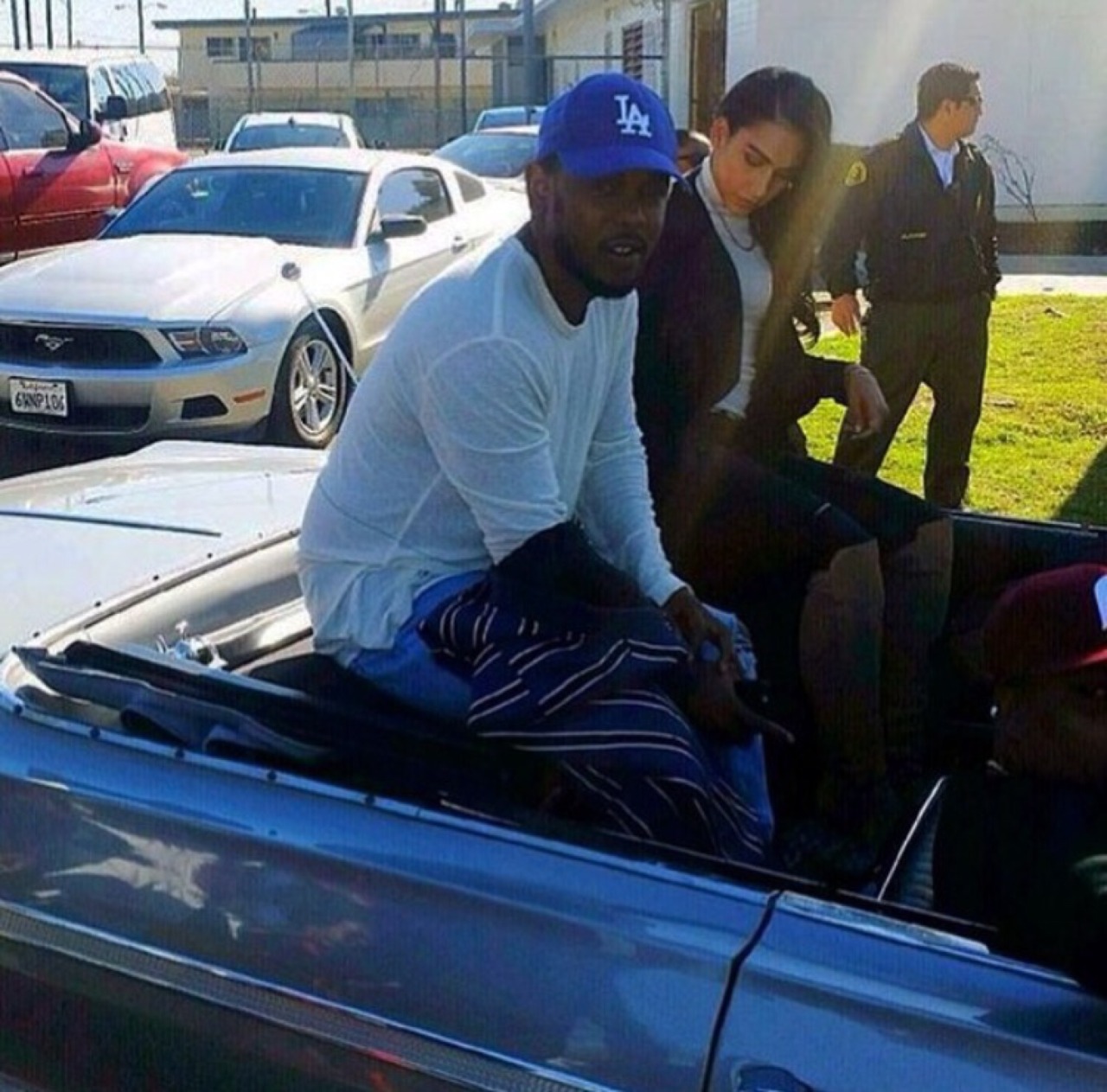 kendrickkilledmyvibe:  Kendrick attends the Compton Christmas Parade.