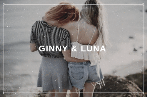 ginnweasley:Femslash February Luna Lovegood x Ginny Weasley“A bit lonely without the D.A. Ginny’s be