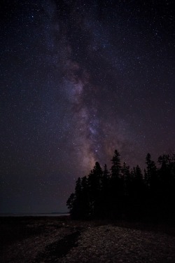 just–space:  The Milky Way rising over Acadia National Park, Maine, USA  js