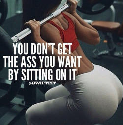 the-exercist:  lady-hades:  the-exercist:  What if I can? What if the ass I want can only be achieved through a leisurely sitting routine? Why would you assume that everyone wants the same kind of ass?  This is one problem with fitness culture: People