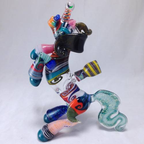 This mismatched #unicorn collab with @mtpglass will be available this weekend at his Boro Bar Mitzva