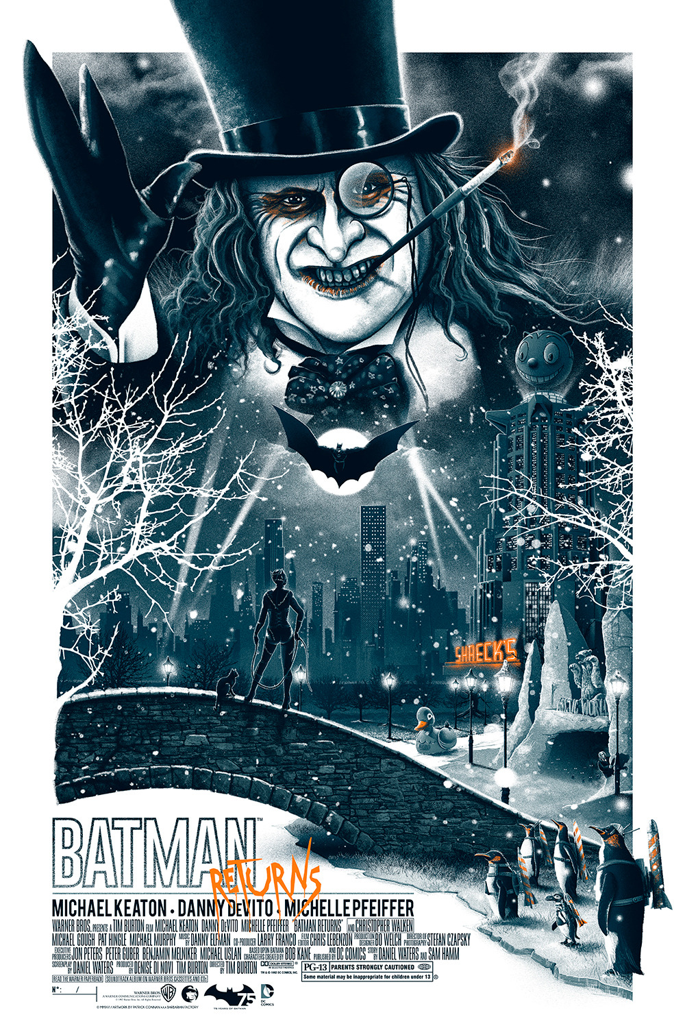 thepostermovement:  Batman Returns by Patrick Connan