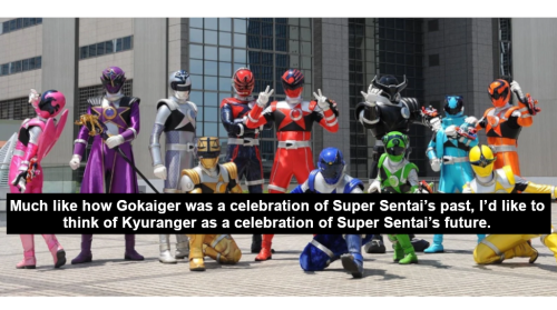 Much like how Gokaiger was a celebration of Super Sentai’s past, I’d like to think of Ky