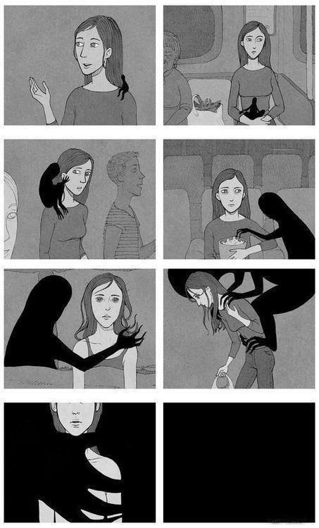 lovehurtsbutwords-kill:  Depression. 
