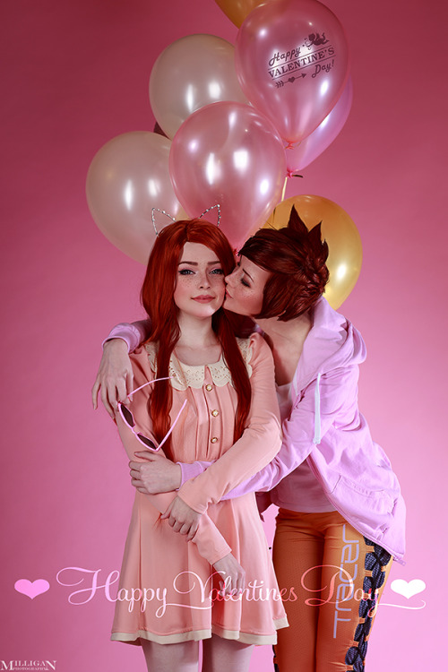   A little test-drive for Tracer by Torie as postcard for Valentine’s day :3Irene as Emily and D.vaphoto by me  