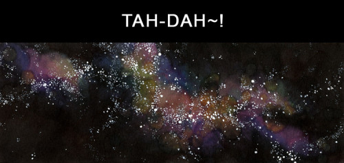 salish-sea-selkie: khirsahle: aud-works: aud-works: *✲ﾟ*｡✧٩ Aud’s Guide to Making Galaxies Usi