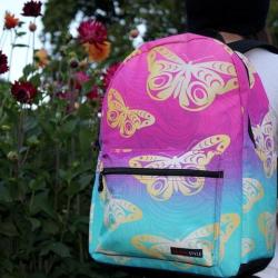 fyeahindigenousfashion:backpack, Ovila Mailhot (Nlaka’pamux) for Salish Style I have a mighty need 