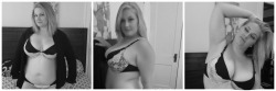 SexySarah90 sent us this sexy black and white triptych