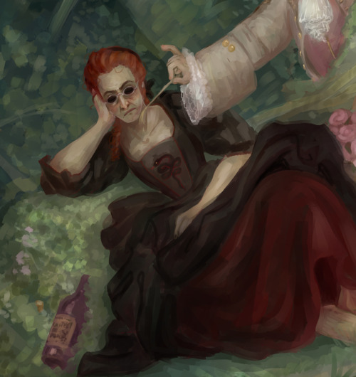 cliopadra:The angelically interrupted sleep Decided to sit down and do another repaint, this time of