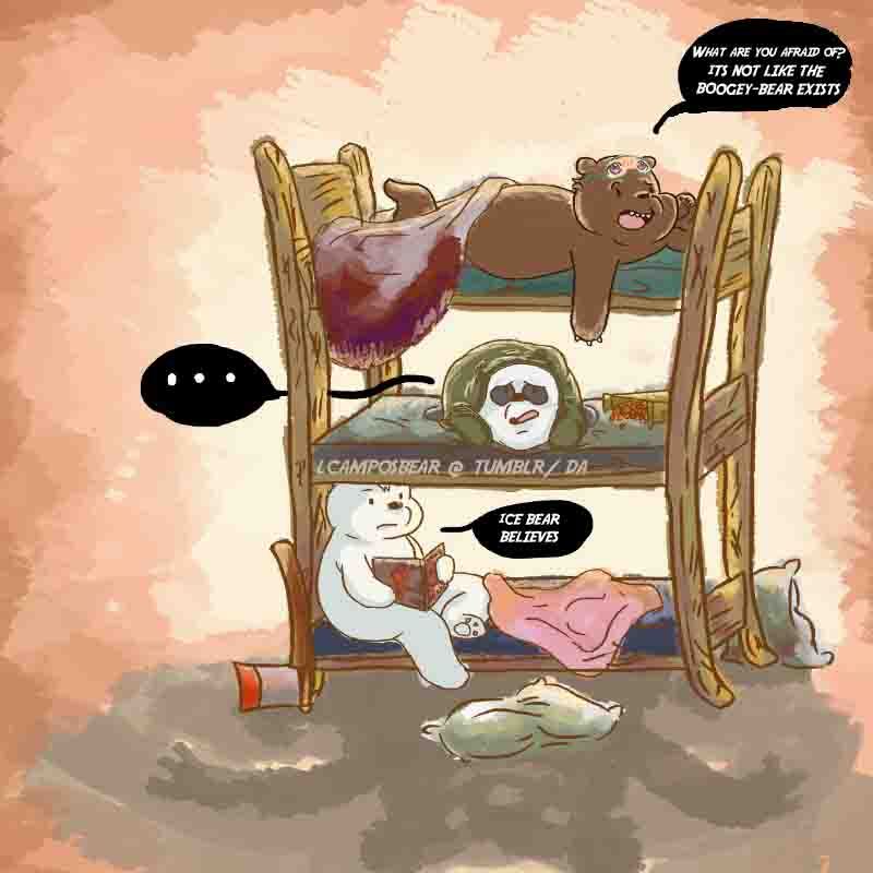 threebarebears:  lcamposbear:  Y’all knew a We Bare Bears fanart was coming soon,