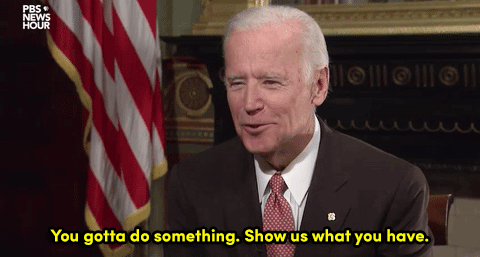 wilwheaton: micdotcom: Joe Biden tells Trump to grow up in response to a question