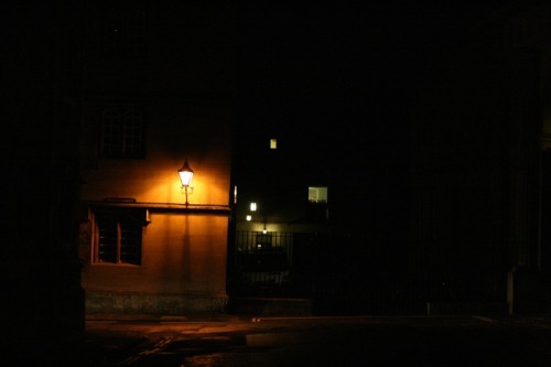 Oxford streets at night, April ‘13.