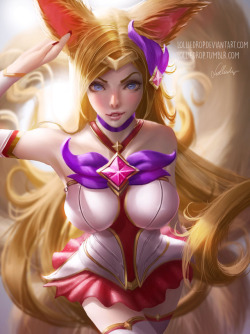 lolliedrop:    Starguardian Ahri - LoL  