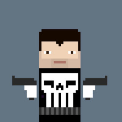 xombiedirge:  Pixel Superheroes by Simon Willsher