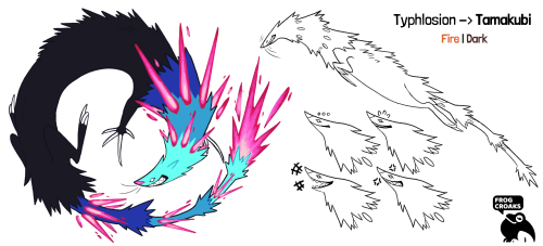 frogcroaks:[cyndaquil line redesigns] did u know fireworks in japanese is literally fire flower (花火)