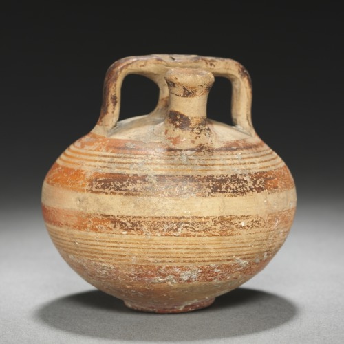 cma-greek-roman-art:Miniature Stirrup Jar, c. 1350-1300 BC, Cleveland Museum of Art: Greek and Roman