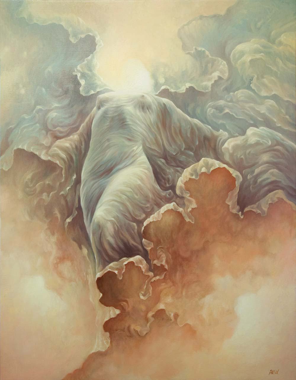 flowartstation:   Mystical Dark Symbolism Painting By Tomasz Alen Kopera Tomasz