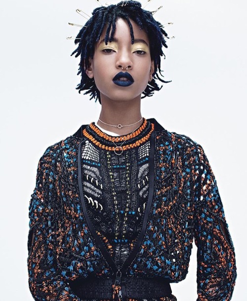 fedupblackwoman: 1966magazine: WILLOW SMITH FOR W MAG “Dream Teens” -1966mag.com She sla