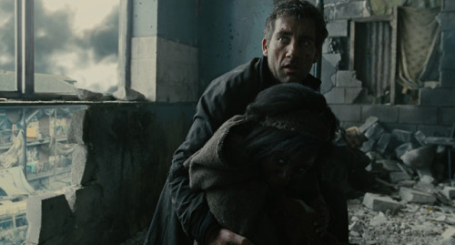 madeofcelluloid: ‘Children of Men‘, Alfonso Cuarón (2006)As the sound of the playgrounds faded, the despair set in. Very odd, what happens in a world without children’s voices.