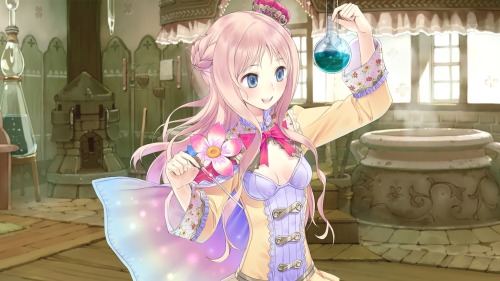 atelier atelier meruru atelier rorona cleavage dress kishida mel merurulince rede arls | #325778 | yande.re