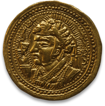 mughalshit: Coin Minted by Jahangir India, Mughal, 1611 Gold  The subject of the obverse is Jahangir