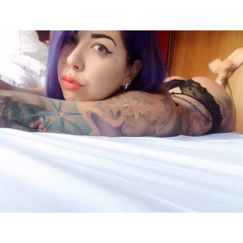 caiasuicide: More #flirtyFriday peeps @suicidegirls #inked